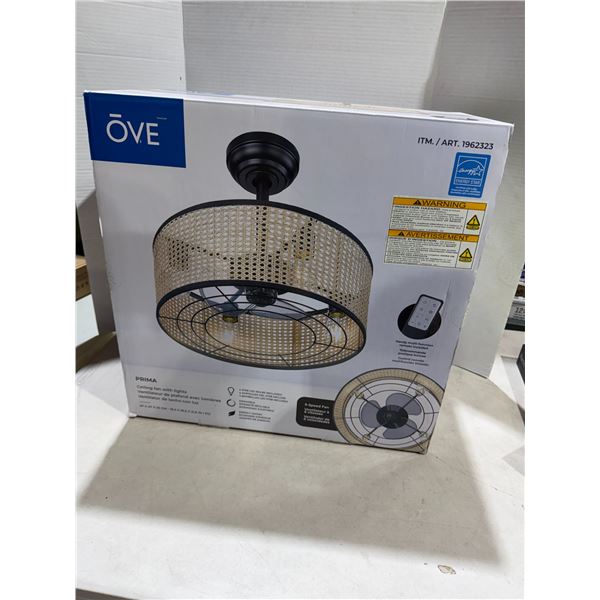 OVE ceiling fan with lights