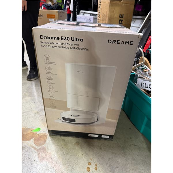 DREAM  E30 ultra robot, vacuum and mop with auto empty and mop self cleaning