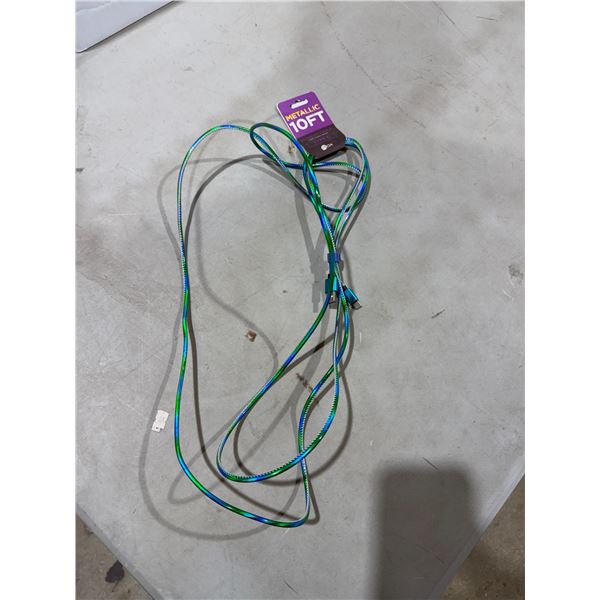 Metallic 10 foot high speed cable type C