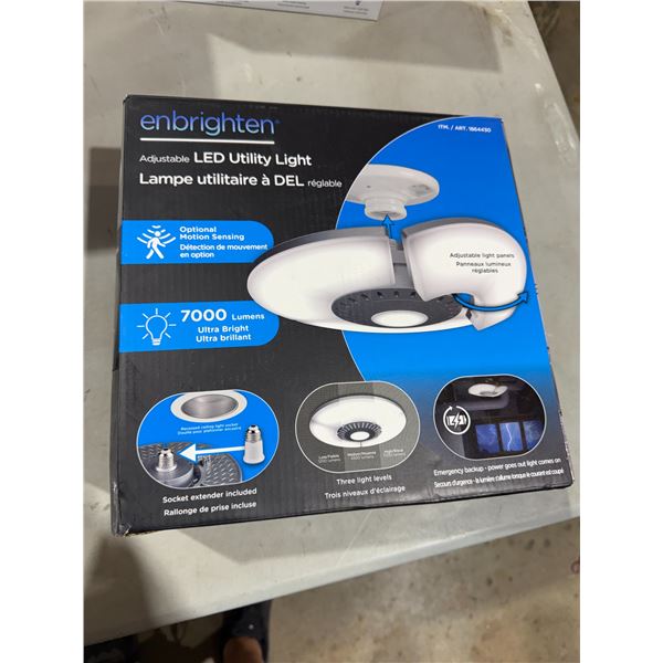 ENBRIGHTEN adjustable LED utility light
