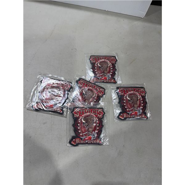 Sturgis bike week patches three per pack