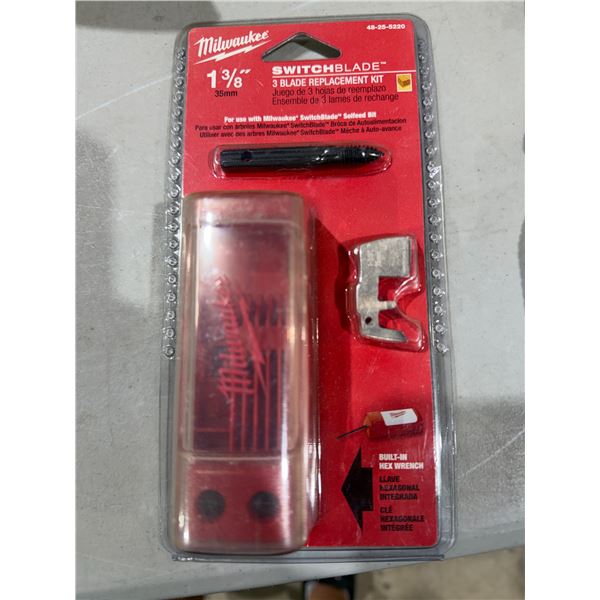 Milwaukee 13/8 inch switch blade replacement kit