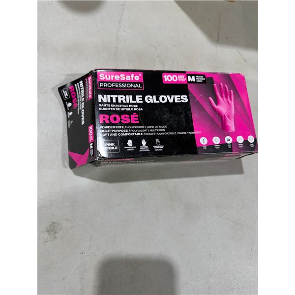 NITRIL gloves size medium