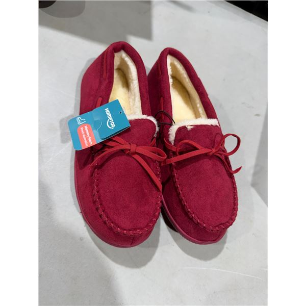 Memory foam slippers, size 7