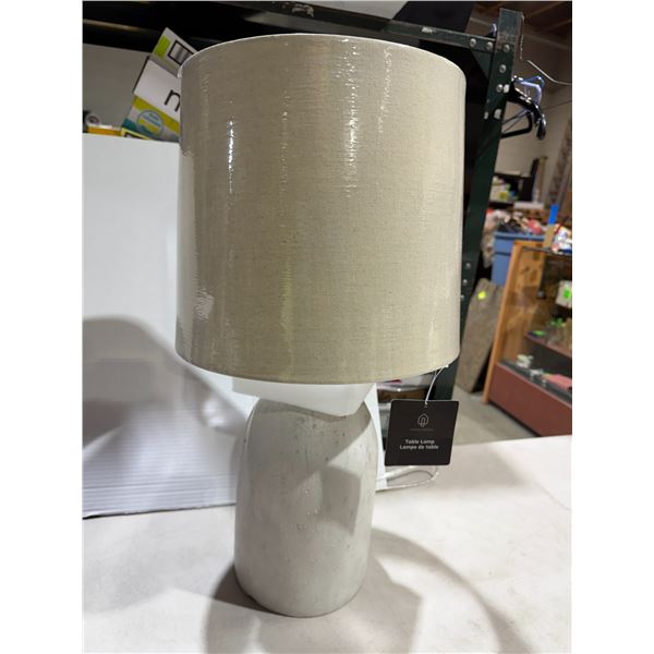 24 inch poly resin table lamp