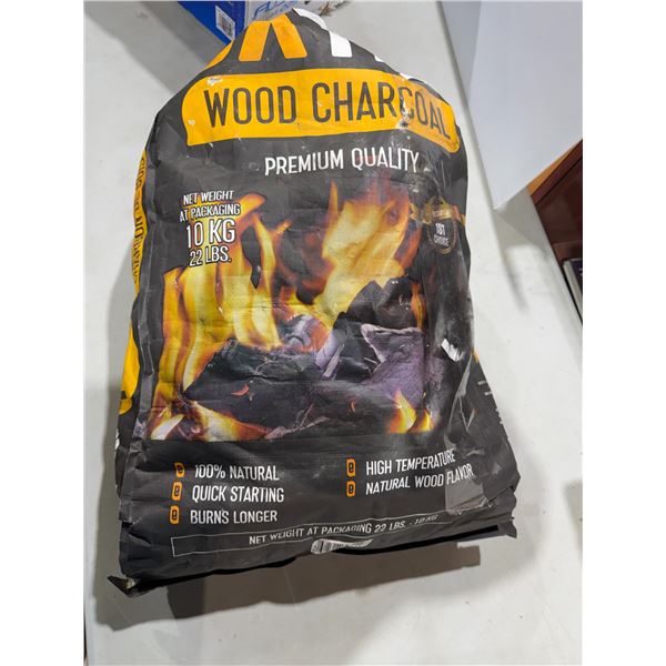 Wood charcoal, approximately 10 KG