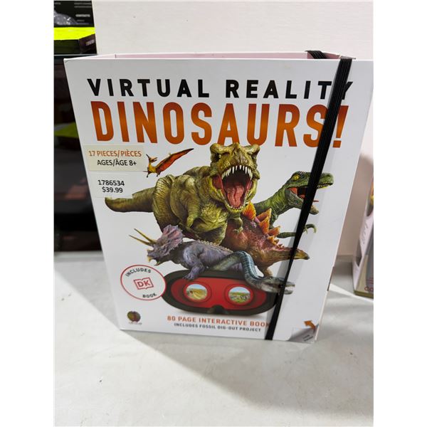 Virtual reality dinosaurs