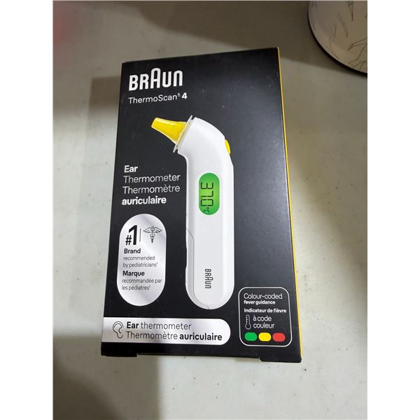 Braun scan for air thermometer