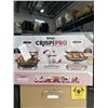 Image 2 : NINJA CRISPI PRO 6-IN-1 6QT COUNTERTOP GLASS AIR FRYER, ROSE QUARTZ - TESTED WORKING, RETAIL $399