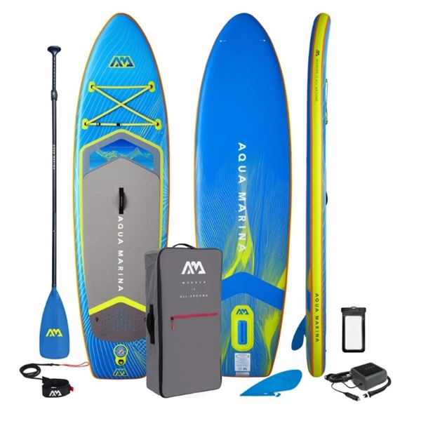 AQUA MARINA INFLATABLE STANDUP PADDLE BOARD SET