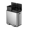 Image 1 : EKO RECYCLE & TRASH DUAL CAN. 42L + 42L. RETAIL $99.99