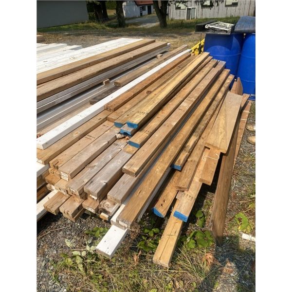 LARGE LOT OF ASSORTED LUMBER, PICK UP FROM LOCATION 248TH AND 56TH ALDERGROVE