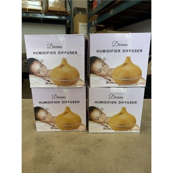 4 NEW DREAMS AROMA HUIMIDIFIER DIFFUSERS