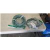 Image 1 : APPROX 25 FOOT GREEN HEAVY DUTY GREEN EXTENSION CORD (10AWG/3C) AND APPROX 8 FOOT GREEN EXTENSION CO