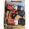 Image 1 : BLACK AND DECKER 12V DRILL WITH CHARGER AND BETTERY, WORKING