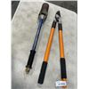 Image 1 : GARDEN PRUNERS AND TIGER TORCH