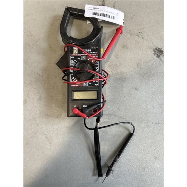 POWERFIST DIGITAL CLAMP METER MODEL DT266. WORKING