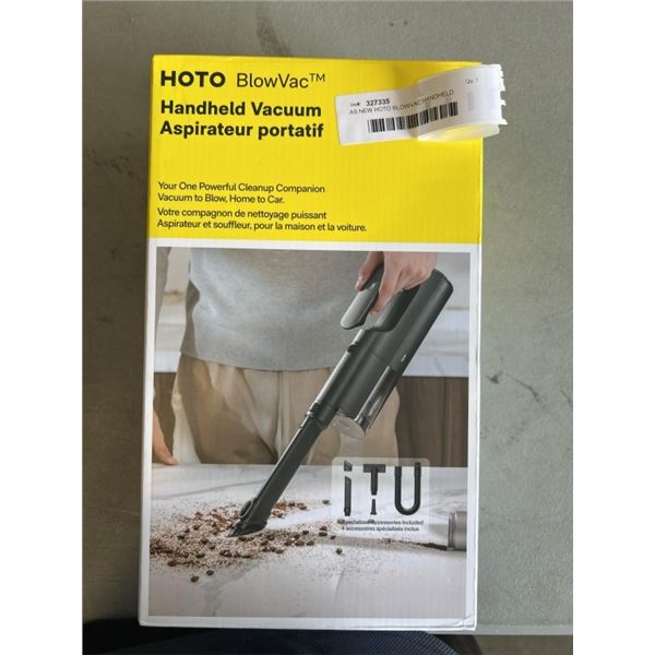 AS NEW HOTO BLOWVAC HANDHELD VACUUM