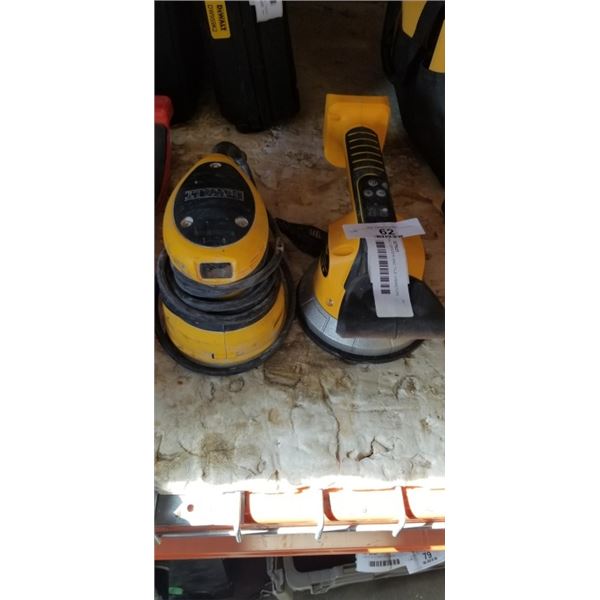 DEWALT SANDER AND TILE VIBRATION TOOL
