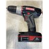 Image 2 : CRAFTSMAN 19.2 VOLT DRILL WITH BATTERY AND CHARGER, WORKING
