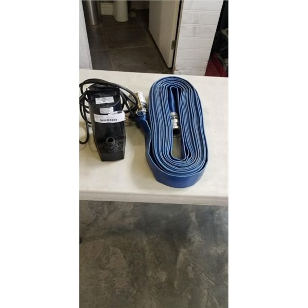 WATER PUMP AND WATER HOSE