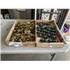 Image 1 : 2 TRAYS OF METAL FOUNTAIN SPOUTS