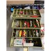Image 4 : 3 TACKLE BOXES WITH ASSORTED FISHING CONTENTS