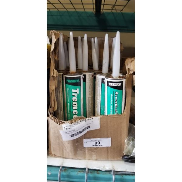 APPROX 17 TUBES OF TREMCO ACCOUSTIC SEAL