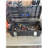 Image 2 : HUSKY TOOL BOX AND ASSORTED HAND TOOLS AND PARTS ORGANIZER, FULL OF HARDWARE