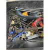 Image 4 : HUSKY TOOL BOX AND ASSORTED HAND TOOLS AND PARTS ORGANIZER, FULL OF HARDWARE