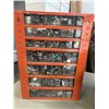 Image 7 : HUSKY TOOL BOX AND ASSORTED HAND TOOLS AND PARTS ORGANIZER, FULL OF HARDWARE