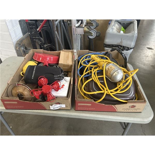 CREPE MAKER, HOT GLUE GUN AND STICKS, EXTENSION CORDS AND WORK LIGHTS, HUMMINGBIRD FEEDERS AND MORE,