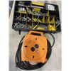 Image 1 : PARTS ORGANISER WITH CONTENTS AND AN EXTENSION CORD REEL