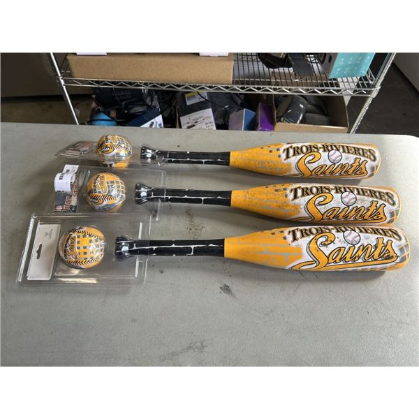 3 NEW SOFT BAT & BALL SETS