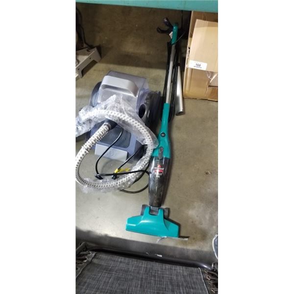ROWENTA STEAMER AND BISSELL 3 IN 1 VAC