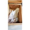 Image 5 : PLYWOOD TRUNK WITH ASSORTED LAMP BUILDING HARDWARE