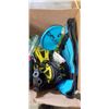 Image 2 : BOX OF CAMPING AND SNORKELING GEAR