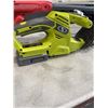 Image 2 : SUNJOE HEDGE TRIMMER AND CRAFTSMAN WEED WACKER. WORKING. SUNJOE HAS A BATTERY. NEITHER HAS CHARGER