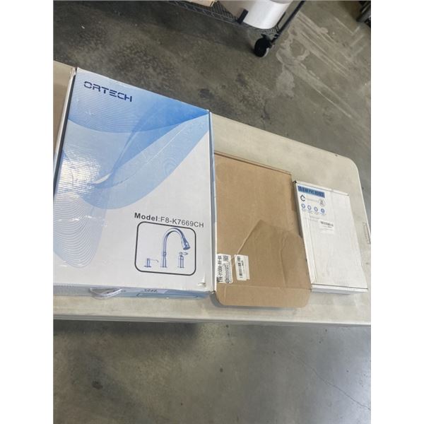 ORTECH FAUCETY, 4X4X4 CELAR PVC BOXES AND BRAVEX HI PERFORMANCE IGNITION ITEMS
