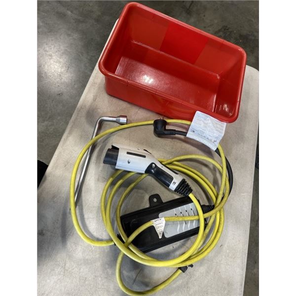 EV CHARGER. WORKING