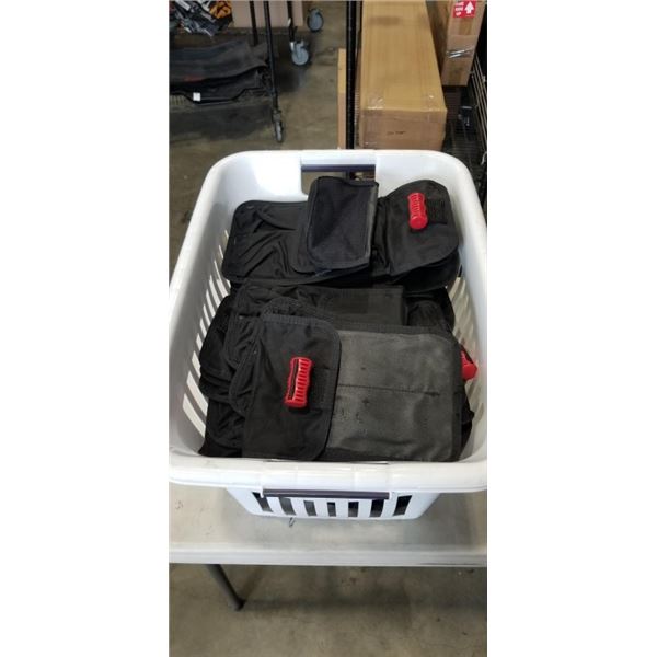 40 DOUBLE SCUBA WEIGHT CARRY BAGS IN LANDRY BASKET