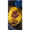 Image 2 : PLASTIC TOTE OF EXTENSION CORDS