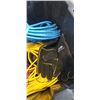 Image 4 : PLASTIC TOTE OF EXTENSION CORDS
