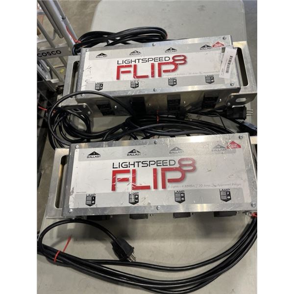 2 LIGHTSPEED FLIP 8 BALLASTS