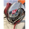 Image 4 : PLASTIC TOTE WITH CORDED SKILSAW, ANGLE GRINDER, BLACK & DECKER JIGSAW, FACESHIELD. WORKING
