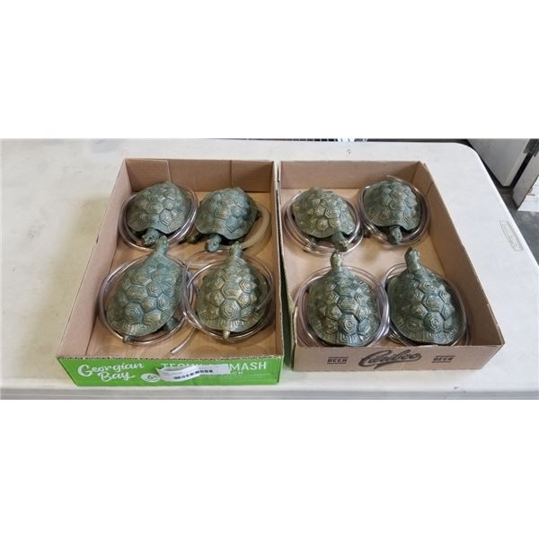 8 NEW TURTLE FOUNTAIN HEADS WITH HOSE