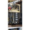 Image 4 : TRAY OF TOOLS, SOCKETS, DRIVERS, BIT SETS ETC