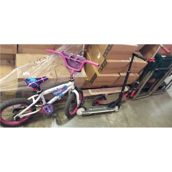 STREET RUNNER KICK SCOOTER SUPERNOVA SL SCOOTER WITH SPIDERMAN KIDS BIKE