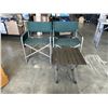 Image 1 : 2 CAMPING CHAIRS AND CAMPING TALBE