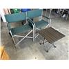 Image 2 : 2 CAMPING CHAIRS AND CAMPING TALBE
